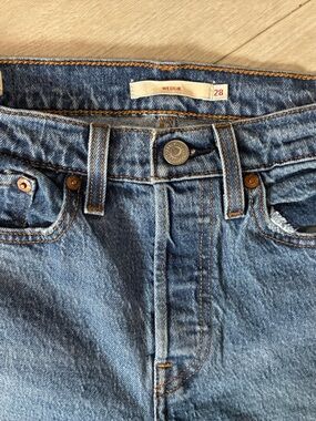 Levi's High Rise Wedgie Jeans - Blue